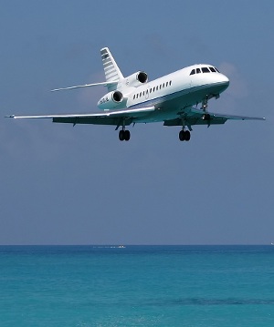 Landing in St. Maarten