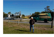 JB at First Flight Airport with his Cessna Caravan